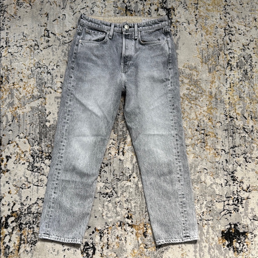 rag & bone Gray Straight Jeans Classic Style